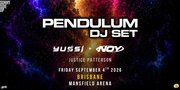 Pendulum DJ Set - Brisbane live at Mansfield Arena - Concert poster