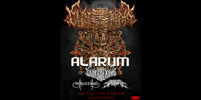 Alarum, with special guests Dharma and supported by In Malice's Wake and The Absolution Sequence