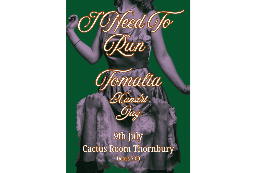 Tomalia - 'I need You To Run' SINGLE LAUNCH