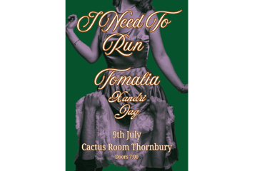 Tomalia - 'I need You To Run' SINGLE LAUNCH