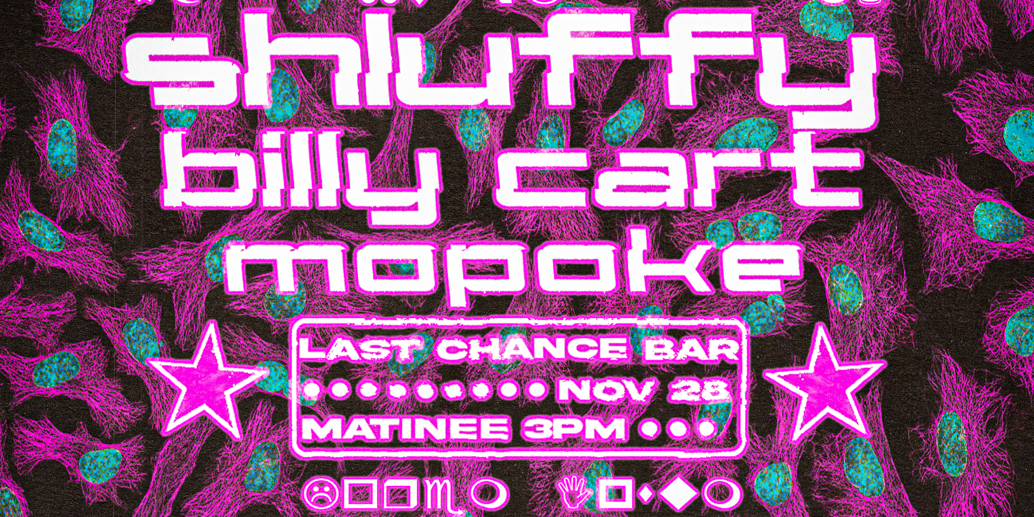 SHLUFFY (NSW) // BILLY CART // MOPOKE (NSW) - Free Entry!!