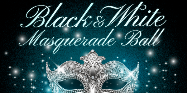 NYE Black & White Masquerade Ball live at Honeysuckle Hotel - Concert poster