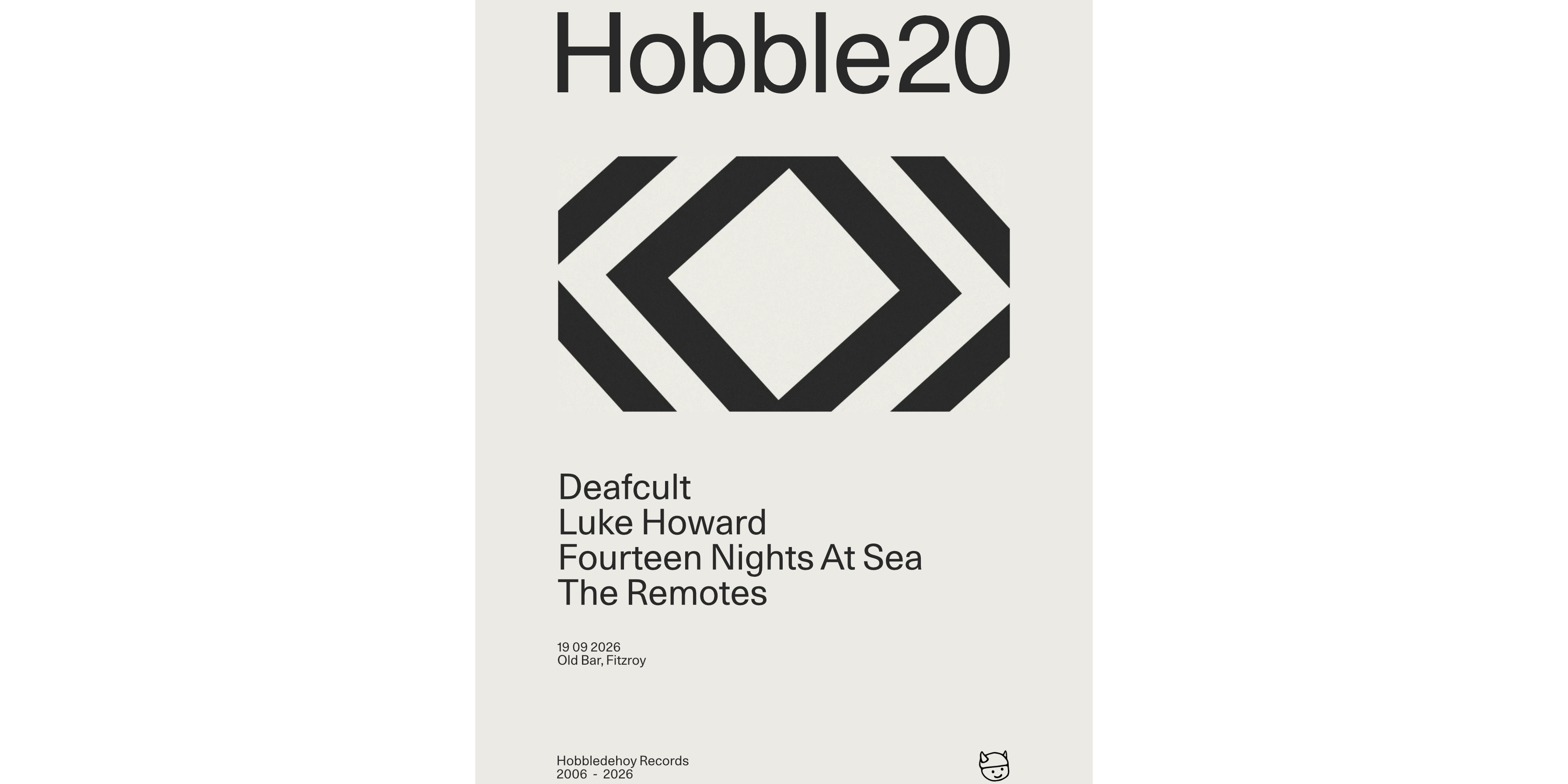 HOBBLE20 - HOBBLEDEHOY RECORDS 20th BDAY PARTY