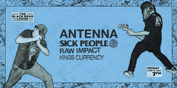 ANTENNA! LIVE IN BRISBANE! live at Black Bear Lodge - Concert poster