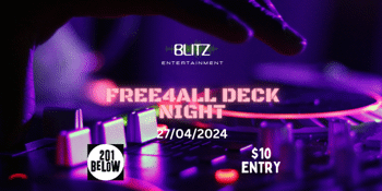 CANCELLED - Blitz Entertainment Presents: Free4All Deck night