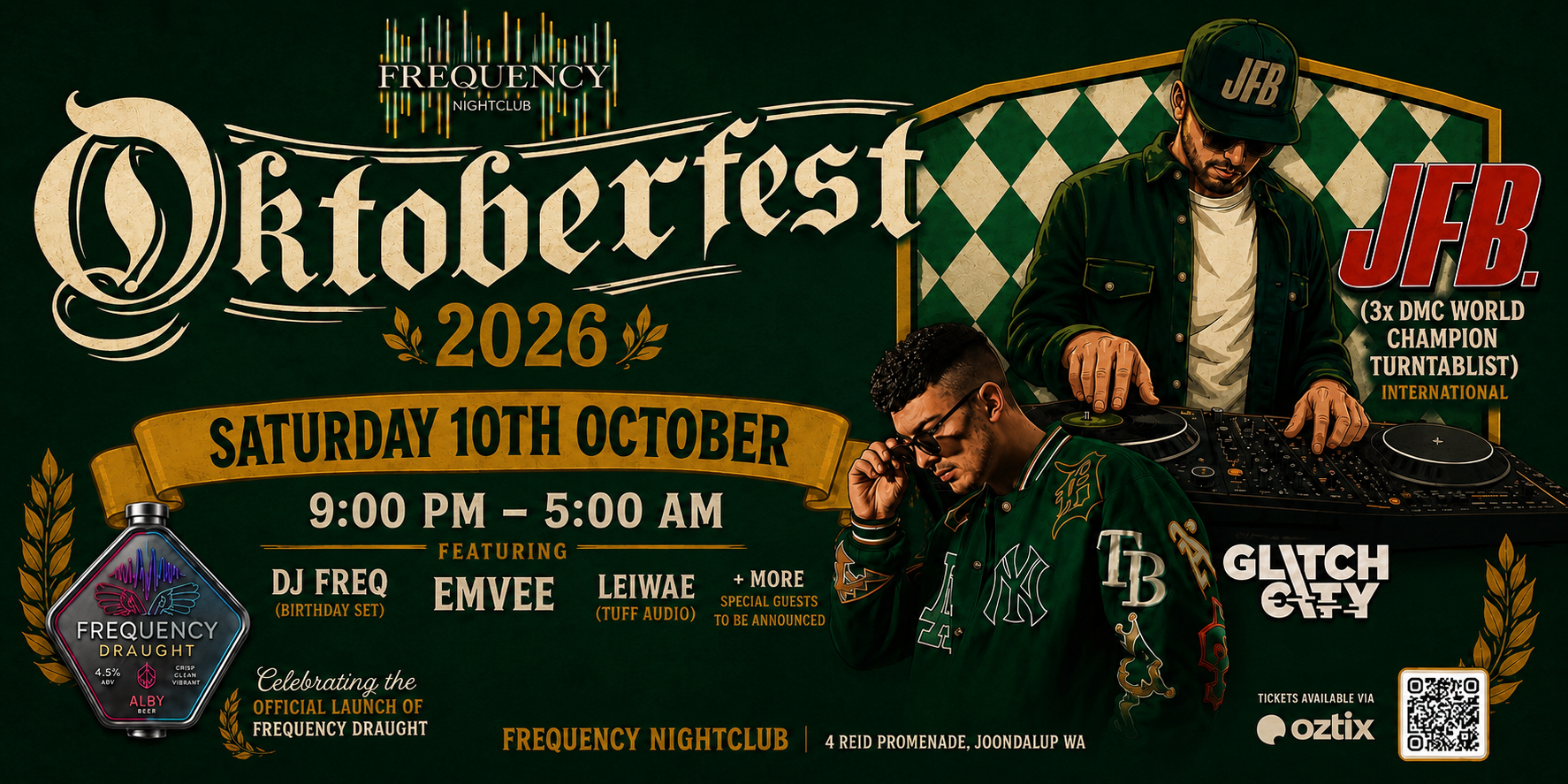 OKTOBERFEST 2026 @ Frequency Joondalup