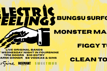 Electric Feelings?Figgy Tuna?Clean Tones?Bungsu Surfclub?Monster Maker