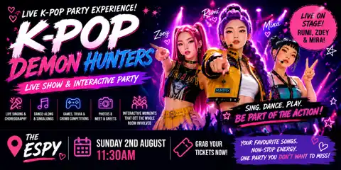 K-Pop Demon Hunter Party