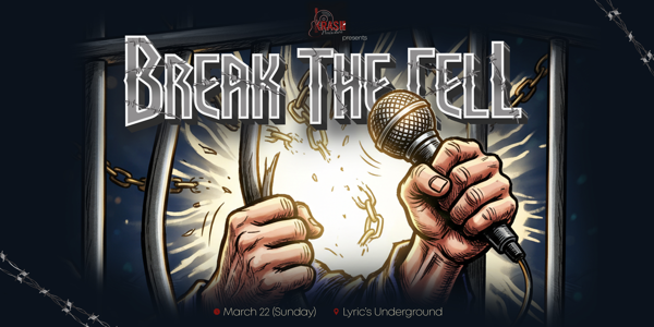 Break The Cell live at Lyric's Underground in Maylands on March 22, 2026 - Concert poster