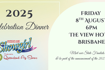 2025 Queensland Showgirl Awards Celebration Dinner