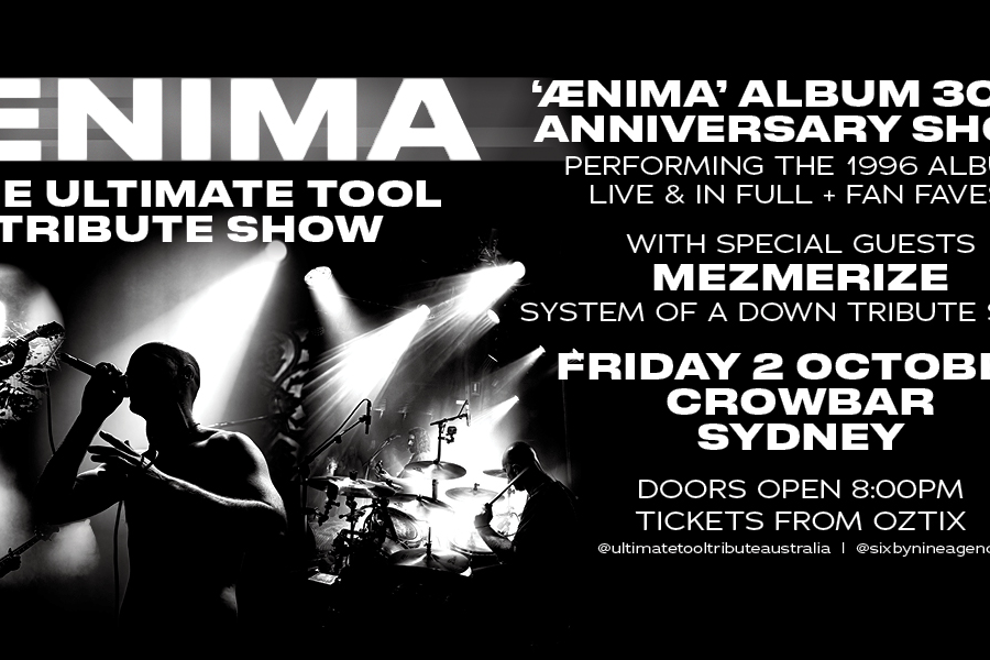 AENIMA - THE ULTIMATE TOOL TRIBUTE SHOW |"Ænima" 30th Anniversary Album Tribute