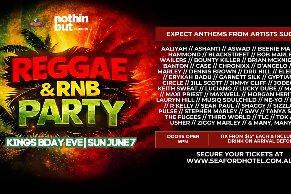 REGGAE & RNB Kings Bday Eve