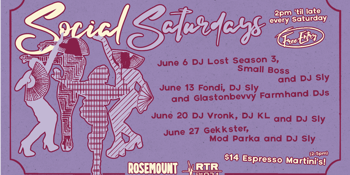 Social Saturdays DJs + $2 Oysters