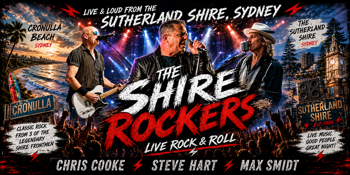 The Shire Rockers – Chris Cooke, Steve Hart & Max Smidt