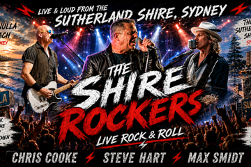 The Shire Rockers – Chris Cooke, Steve Hart & Max Smidt