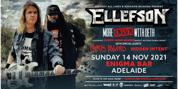 DAVID ELLEFSON More Live with Deth Australian Tour