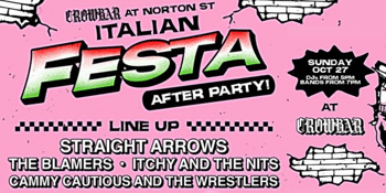 Norton Street Italian Festa | AFTERPARTY - FREE ENTRY