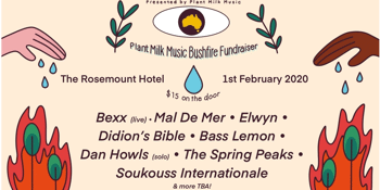 Plant Milk Music Bushfire Fundraiser