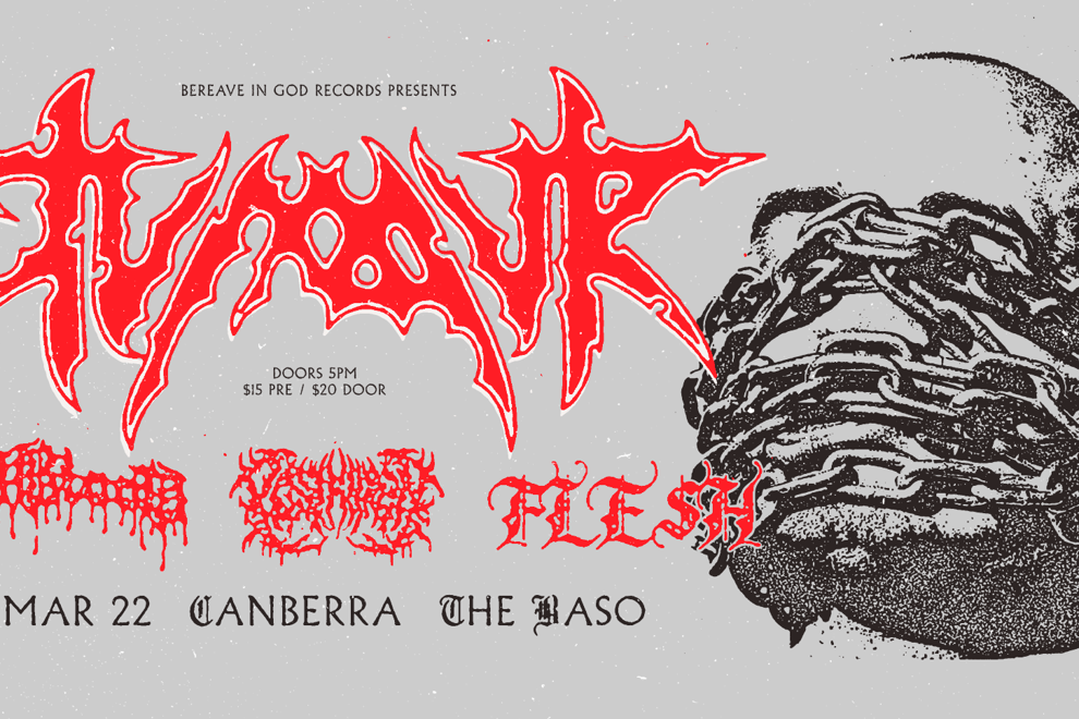 TUMOUR (VIC) / COLD BLOOD (QLD) / POST HUMAN / FLESH