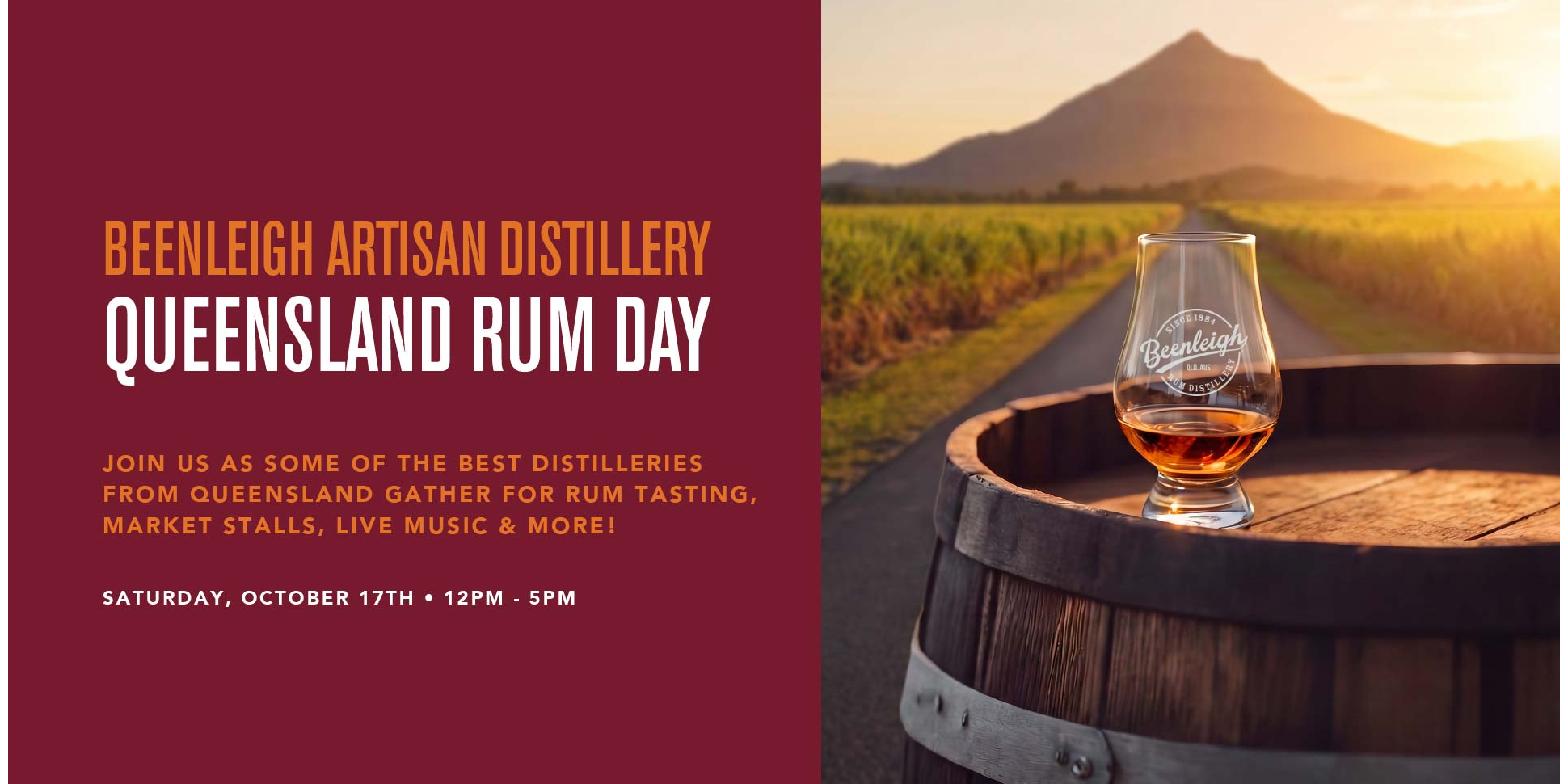 2026 Queensland Rum Day Celebration's @ Beenleigh Artisan Distillery