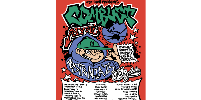Combust (USA) Australian Tour - Melbourne