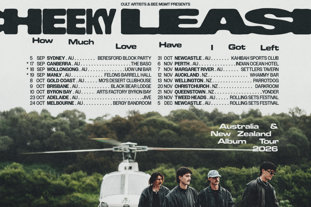 Cheeky Leash ‘How Much Love Have I Got Left’ Aus & NZ Album Tour