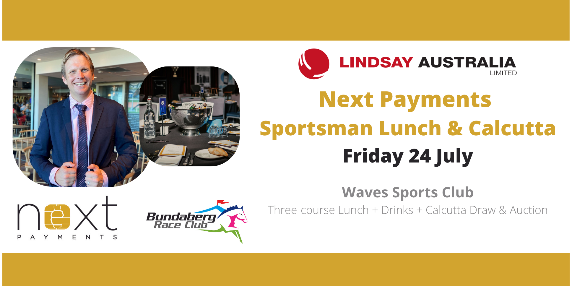 2026 Next Payments Sportsman Lunch & Calcutta