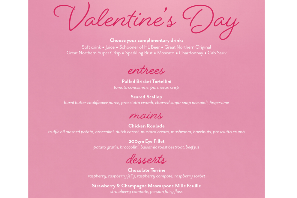 Valentines Day at Headricks Lane