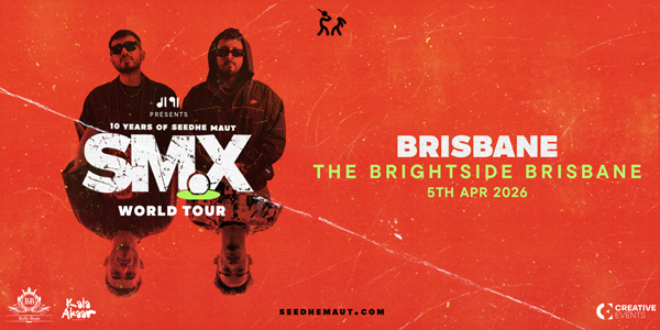 Seedhe Maut - SMX World Tour - Brisbane live at The Brightside (Outdoors) in Fortitude Valley on April 05, 2026 - Concert poster