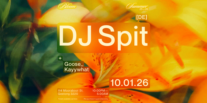 Bloom Pres. DJ Spit [DE]