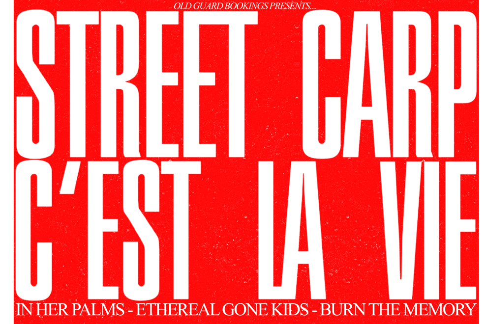 STREET CARP and C'EST LA VIE w/ In Her Palms, Ethereal Gone Kids, & Burn The Memory