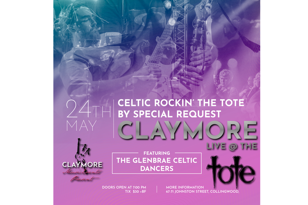 Claymore Celtic Rock's The Tote