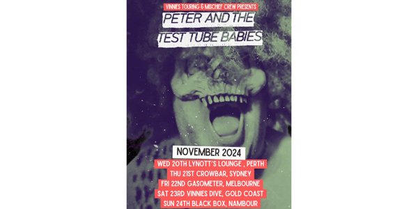 Event image for Peter And The Test Tube Babies