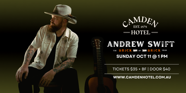 Andrew Swift live at The Estate Camden - Concert poster