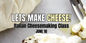 Let's Make Cheese! Traditional Italian Cheesemaking Class