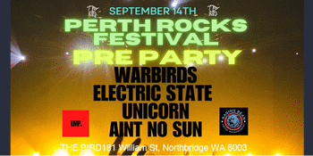 Perth Rocks Festival PRE- PARTY
