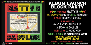 Matty B - Babylon Album Launch