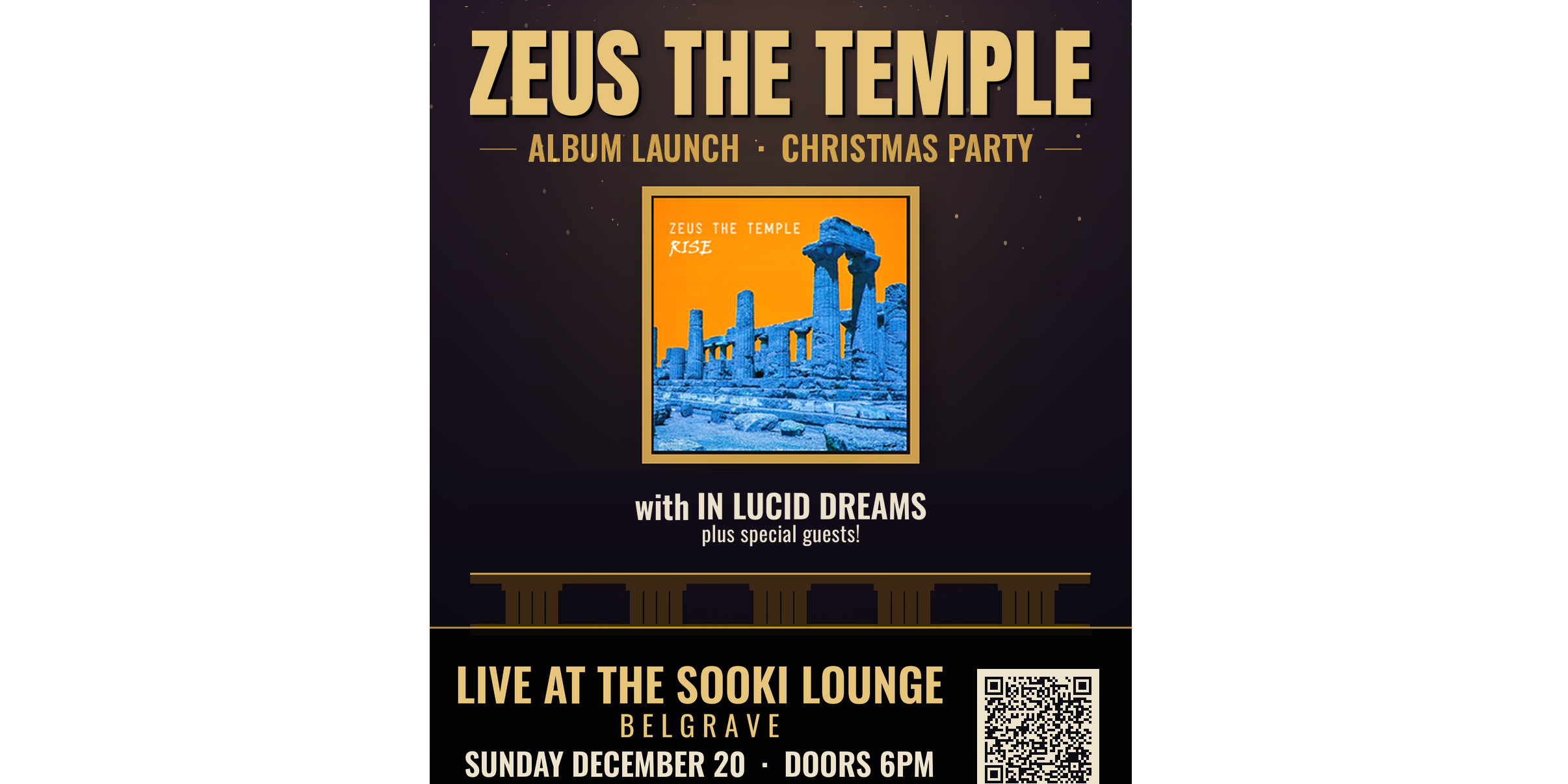 ZEUS THE TEMPLE | ALBUM LAUNCH | CHRISTMAS PARTY