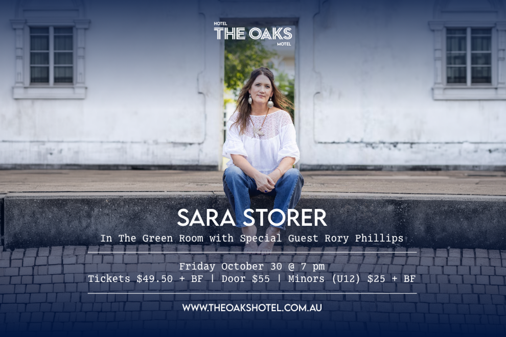 Sara Storer In The Green Room