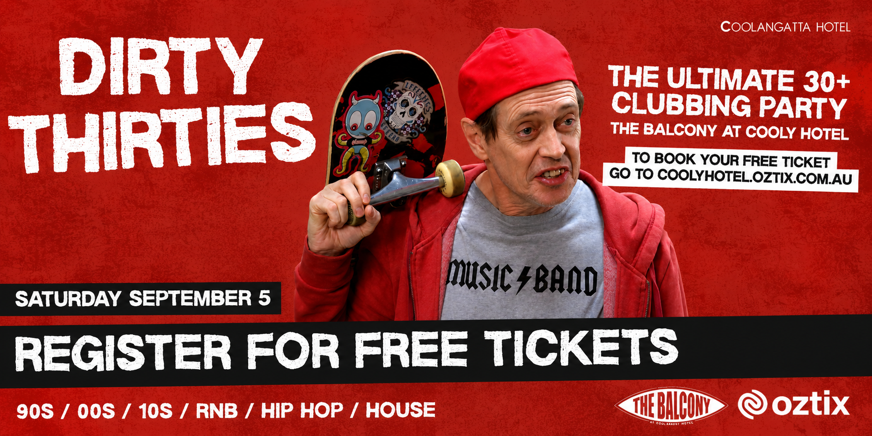 DIRTY THIRTIES - The Ultimate 30+ Clubbing Party (FREE ENTY)