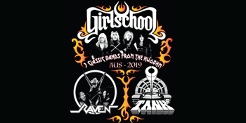 Girlschool + Raven + Tank