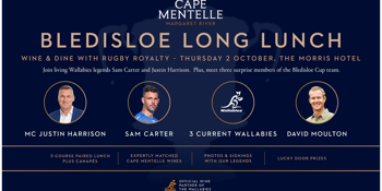 Cape Mentelle Wines & The Wallabies Bledisloe Long Lunch