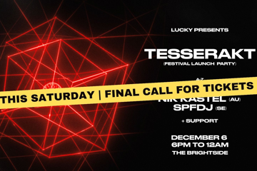 Tesserakt Open Air (Festival Launch Rave) ft ANETHA (France) & SPFDJ (Sweden)