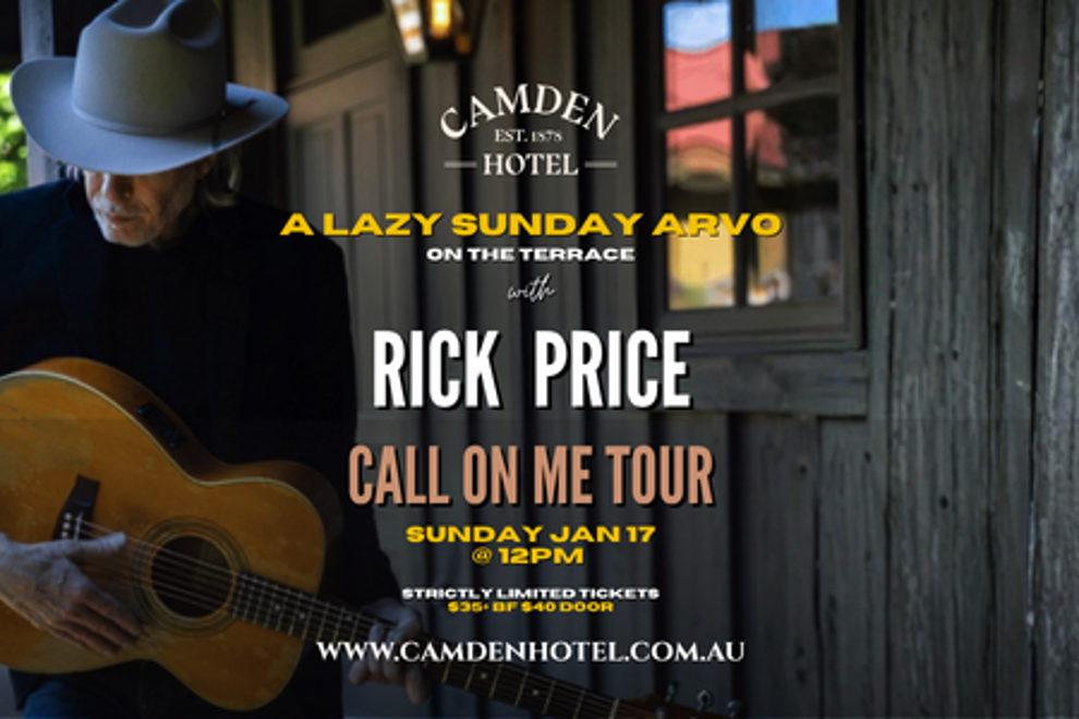 A Lazy Sunday Arvo with Rick Price - 1st Show