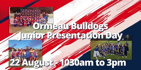 Ormeau Bulldogs AFL Junior Presentation Day