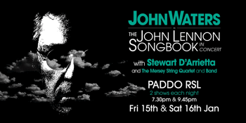 John Waters – The John Lennon Songbook - EARLY SHOW
