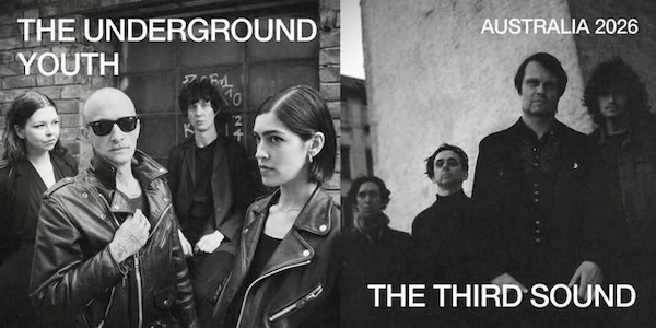 The Third Sound and The Underground Youth Australian Tour live at Eureka Hotel in Geelong on April 16, 2026 - Concert poster