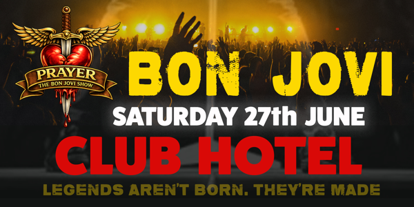 PRAYER – The Bon Jovi Show live at The Club Hotel Mount Druitt - Concert poster