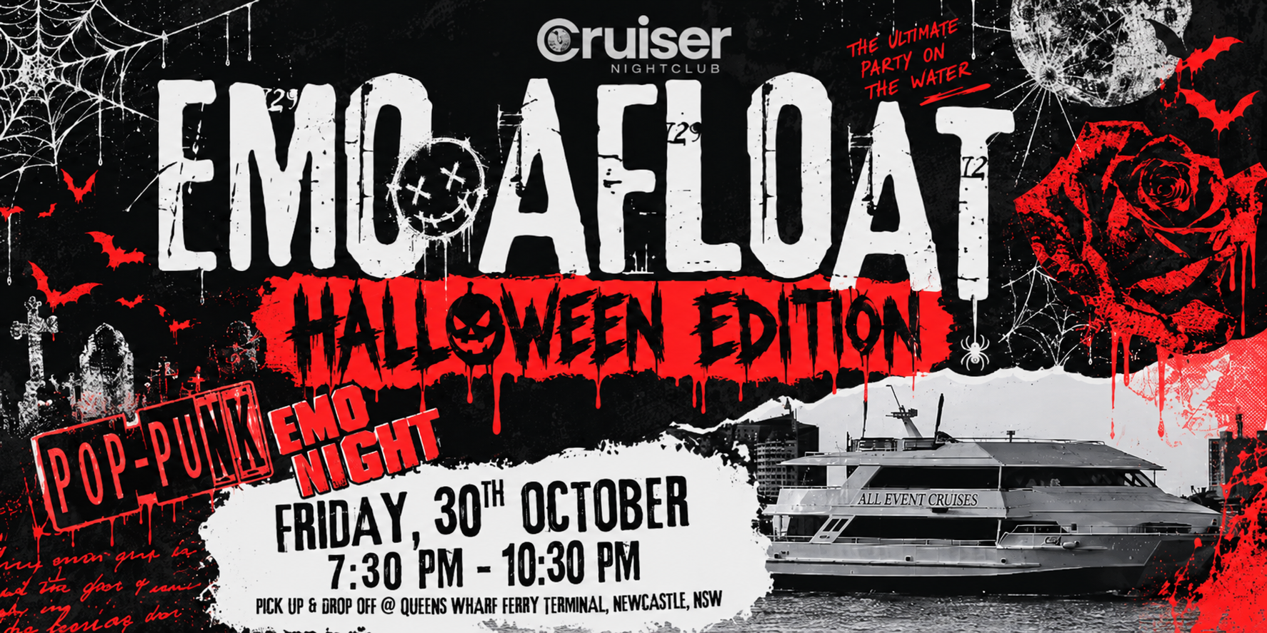 Emo Afloat | Halloween Edition | The Ultimate Party On the Water