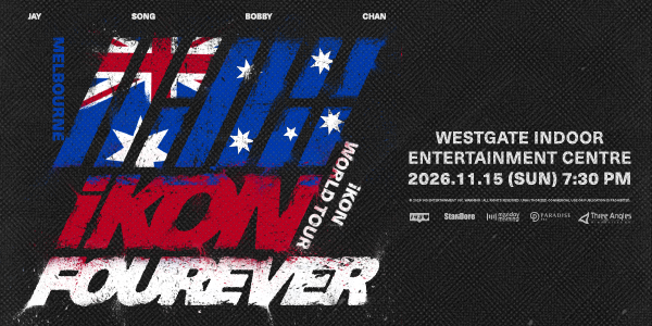 iKON FOUREVER WORLD TOUR IN MELBOURNE live at Westgate Indoor Sports - Concert poster